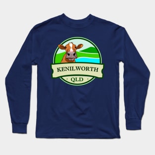 Kenilworth town Queensland Australia with dairy cow Long Sleeve T-Shirt